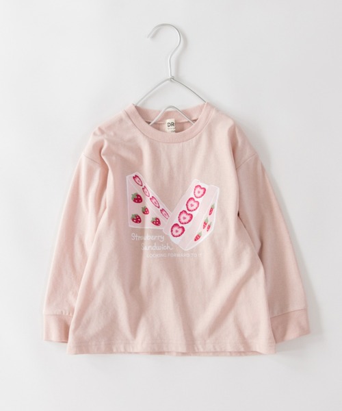 DRC branshes（ディーアールシーブランシェス）の「【WEB限定/DRC】アソートグラフィック長袖Tシャツ（Tシャツ/カットソー・キッズ・オフホワイト/ピンク/ライトグリーン/その他1/ラベンダー/ネイビー/その他5/チャコールグレー/その他7/グレイッシュベージュ/その他6/その他3/その他2/その他4・110/130/140/150/120/100/160）」の7枚目の写真