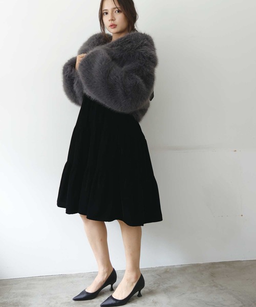 PICCIN(ピッチン)の「フェイクファージャケット(その他アウター・レディース・グレー/ブルーグレー/ブラウン・M)」の18枚目の写真
