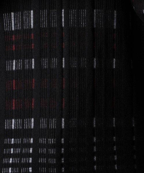 NICOLE CLUB FOR MEN（ニコルクラブフォーメン）の「転換裏ボーダーニット（ニット/セーター・メンズ・ブラック系/ホワイト系1/ホワイト系2/ホワイト系3・MEDIUM/LARGE/X-LARGE）」の20枚目の写真