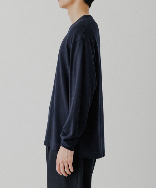 NIKKE】ウール天竺 ロングスリーブ ニットTシャツ（Tシャツ/カットソー