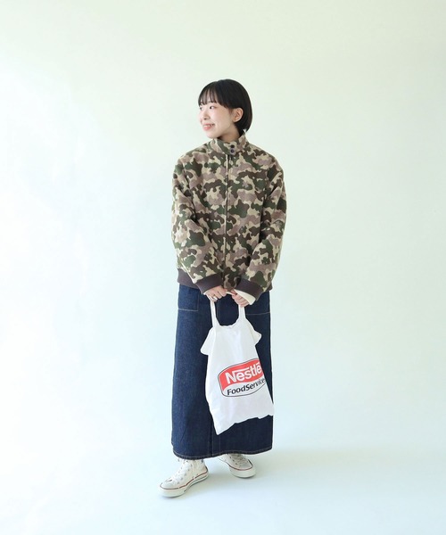 PAR ICI（パーリッシィ）の「迷彩ジャカード スウィングトップ（ブルゾン・レディース・カーキ・FREE）」の16枚目の写真