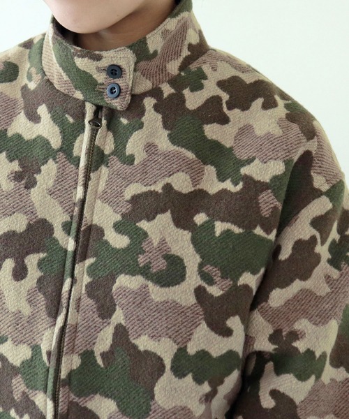 PAR ICI（パーリッシィ）の「迷彩ジャカード スウィングトップ（ブルゾン・レディース・カーキ・FREE）」の13枚目の写真