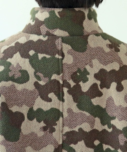 PAR ICI（パーリッシィ）の「迷彩ジャカード スウィングトップ（ブルゾン・レディース・カーキ・FREE）」の12枚目の写真