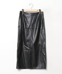 BACCA ラムレザースカート BACCA（バッカ）の「ソフトシープレザータイトロングスカート