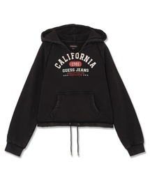 GUESS JEANS | GUESS JEANS Notch Neck Hoodie パーカー(パーカー)