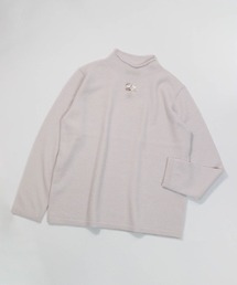 カシミヤ100%ロール襟ニット
