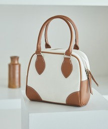 LAKOLE | キャンバスコンビボストンバッグ / 585001(ハンドバッグ)