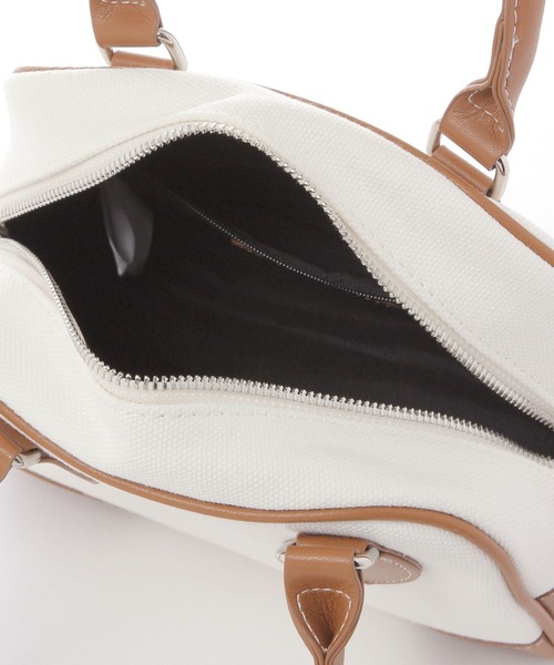 LAKOLE（ラコレ）の「キャンバスコンビボストンバッグ / 585001（ハンドバッグ・レディース・オフホワイト/ベージュ・FREE）」の13枚目の写真