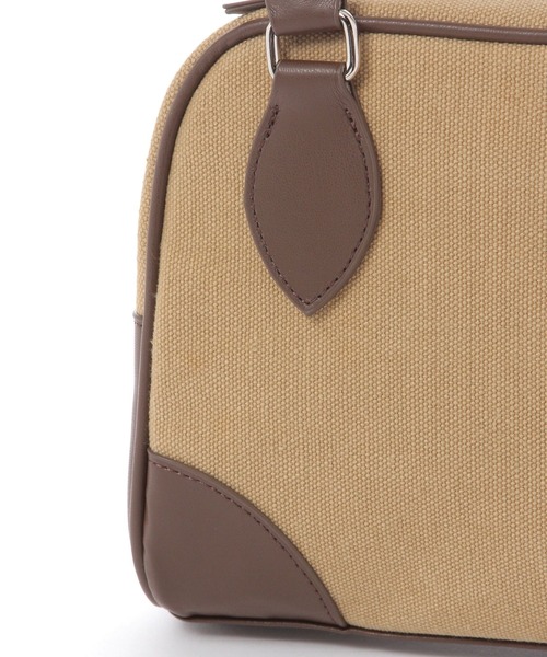 LAKOLE（ラコレ）の「キャンバスコンビボストンバッグ / 585001（ハンドバッグ・レディース・オフホワイト/ベージュ・FREE）」の16枚目の写真