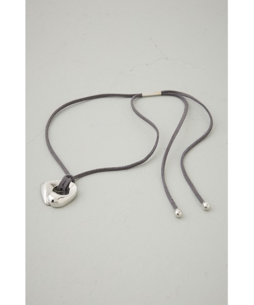 AZUL by moussy（アズールバイマウジー）の「ニュアンストップアジャスタブルチョーカー（チョーカー・レディース・グレー/ブラック・FREE）」の6枚目の写真