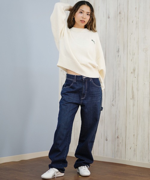 RVCA(ルーカ)の「RVCA/ルーカ セーター BF044-P65(ニット/セーター・レディース・ブラック/ホワイト・M/L)」の5枚目の写真