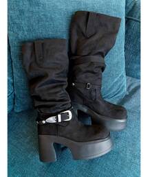 EVRIS | フェイクスウェードエンジニアブーツ(ブーツ)