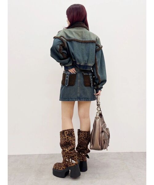 EVRIS（エヴリス）の「フェイクスウェードエンジニアブーツ（ブーツ・レディース・その他1/ブラック・SMALL/MEDIUM/LARGE）」の10枚目の写真