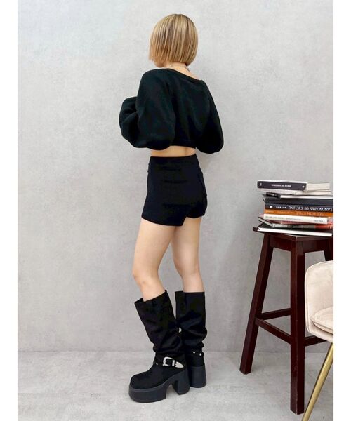 EVRIS（エヴリス）の「フェイクスウェードエンジニアブーツ（ブーツ・レディース・その他1/ブラック・SMALL/MEDIUM/LARGE）」の16枚目の写真