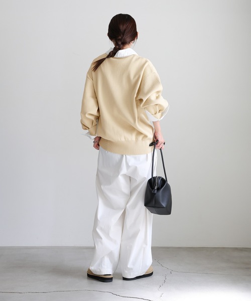 シャツカラードッキングニット（ニット/セーター）｜select MOCA