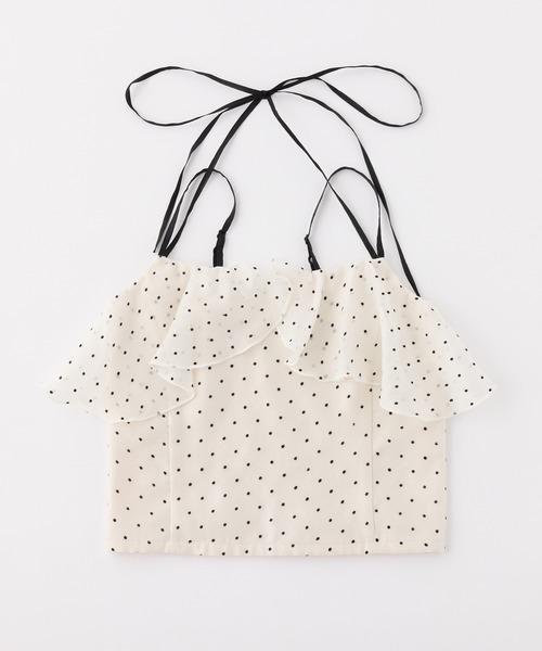one after another NICE CLAUP(ワンアフターアナザーナイスクラップ)の「【再入荷】フリルキャミソール(キャミソール・レディース・サックスブルー/ドット/ピンク・FREE)」の21枚目の写真