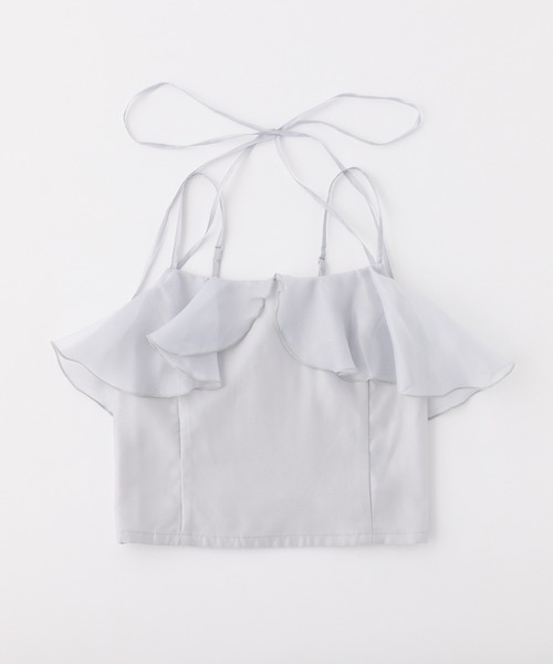 one after another NICE CLAUP(ワンアフターアナザーナイスクラップ)の「【再入荷】フリルキャミソール(キャミソール・レディース・サックスブルー/ドット/ピンク・FREE)」の18枚目の写真