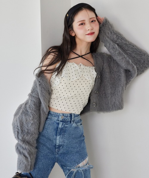 one after another NICE CLAUP(ワンアフターアナザーナイスクラップ)の「【再入荷】フリルキャミソール(キャミソール・レディース・サックスブルー/ドット/ピンク・FREE)」の22枚目の写真
