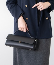 LORISTELLA | 【LORISTELLA】レザーワイドフラップバッグ(Q56470)(ハンドバッグ)