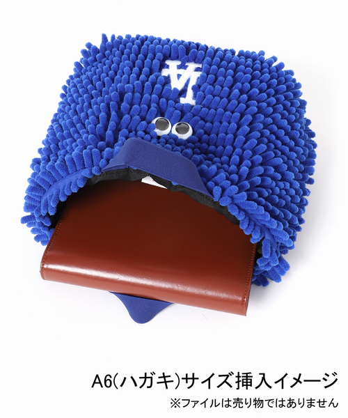 MLB（メジャーリーグベースボール）の「INFIELDER DESIGN / 別注 TAMANIWA MLB モップ 酔い酔いバッグ（クラッチバッグ・メンズ・ブルー系その他/チャコールグレー・FREE）」の18枚目の写真