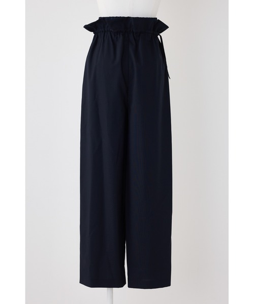 ENFOLD(エンフォルド)の「T/Wトロ ダブルウエスト ワイドパンツ(その他パンツ・レディース・チャコールグレー/ダークネイビー・38/36)」の10枚目の写真