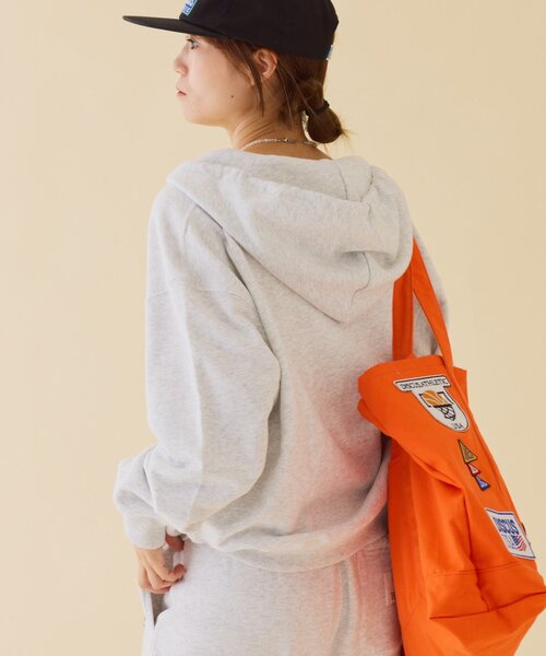 DISCUS（ディスカス）の「【DISCUS】裏毛ハーフジップパーカー（パーカー・レディース・レッド/グレー/ネイビー・LARGE/MEDIUM/SMALL）」の19枚目の写真