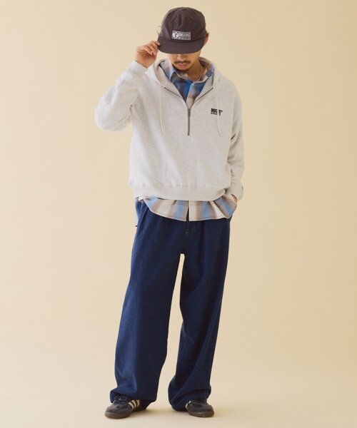 DISCUS（ディスカス）の「【DISCUS】裏毛ハーフジップパーカー（パーカー・レディース・レッド/グレー/ネイビー・LARGE/MEDIUM/SMALL）」の16枚目の写真