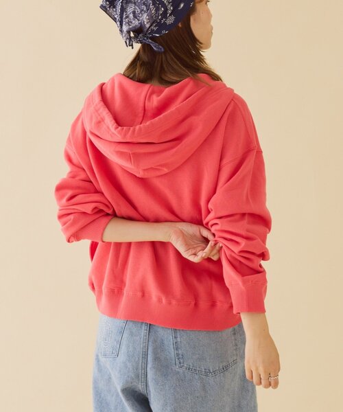 DISCUS（ディスカス）の「【DISCUS】裏毛ハーフジップパーカー（パーカー・レディース・レッド/グレー/ネイビー・LARGE/MEDIUM/SMALL）」の12枚目の写真