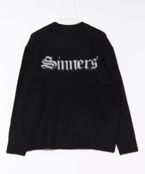 ALLSAINTS(オールセインツ)の「SAINTS WOOL BLEND JUMPER| SAINTS ウール ブレンド ニット・セーター(ニット/セーター・メンズ・ブラック×ホワイト・M/L/XS/S)」の2枚目の写真