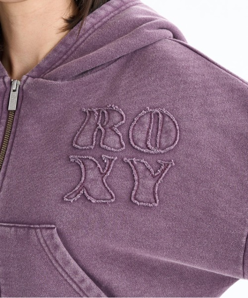 ROXY（ロキシー）の「ROXY/ロキシー ジップアップパーカー ショート丈 セットアップ対応 RZP254034（パーカー・レディース・ブラック/ブラウン/ヘザーグレー・M/S）」の17枚目の写真