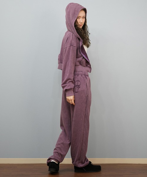 ROXY（ロキシー）の「ROXY/ロキシー ジップアップパーカー ショート丈 セットアップ対応 RZP254034（パーカー・レディース・ブラック/ブラウン/ヘザーグレー・M/S）」の7枚目の写真