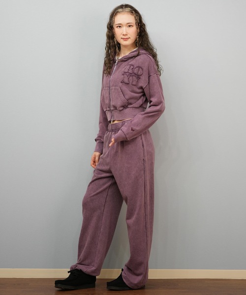 ROXY/ロキシー ジップアップパーカー ショート丈 セットアップ対応