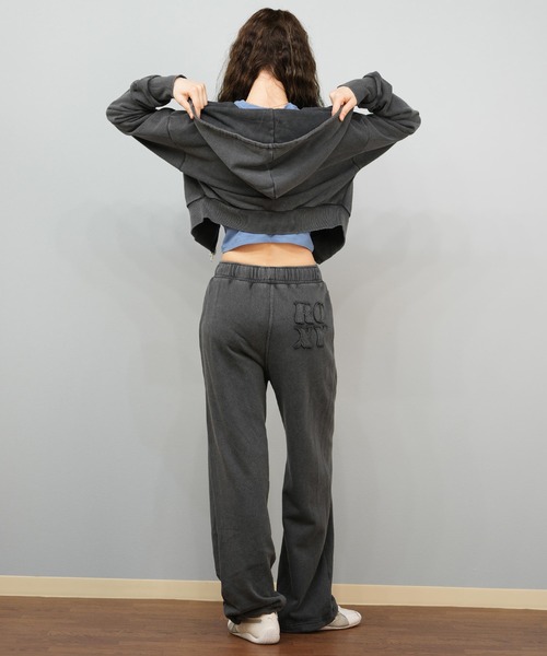 ROXY（ロキシー）の「ROXY/ロキシー ジップアップパーカー ショート丈 セットアップ対応 RZP254034（パーカー・レディース・ブラック/ブラウン/ヘザーグレー・M/S）」の10枚目の写真