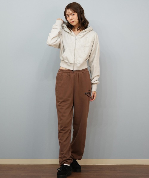 ROXY（ロキシー）の「ROXY/ロキシー ジップアップパーカー ショート丈 セットアップ対応 RZP254034（パーカー・レディース・ブラック/ブラウン/ヘザーグレー・M/S）」の14枚目の写真