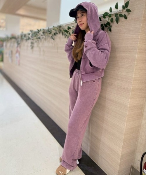 セール】ROXY/ロキシー ジップアップパーカー ショート丈 セットアップ