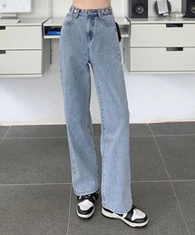 【ウエスト調整できる】デニムパンツ