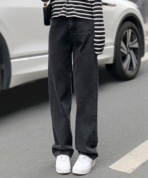 by LEGNA（バイレグナ）の「【ウエスト調整できる】デニムパンツ（デニムパンツ・レディース・ライトブルー/ブルー/ブラック系・X-LARGE/LARGE/MEDIUM）」の10枚目の写真