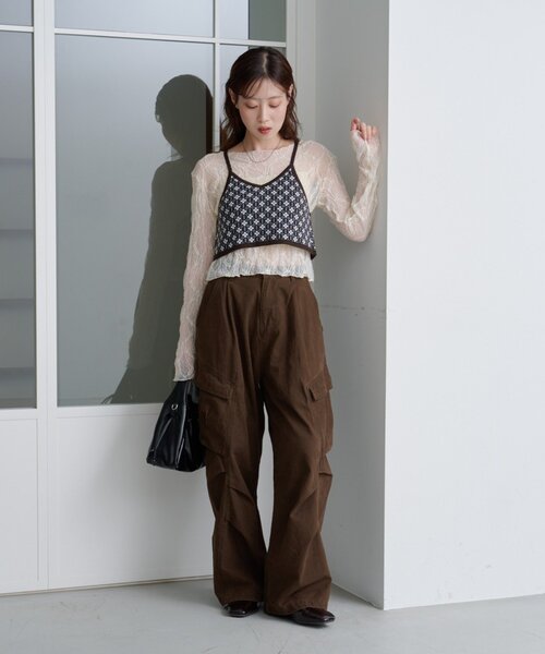 セール】【2サイズ展開/低身長サイズ】ダックカーゴパンツ（カーゴ