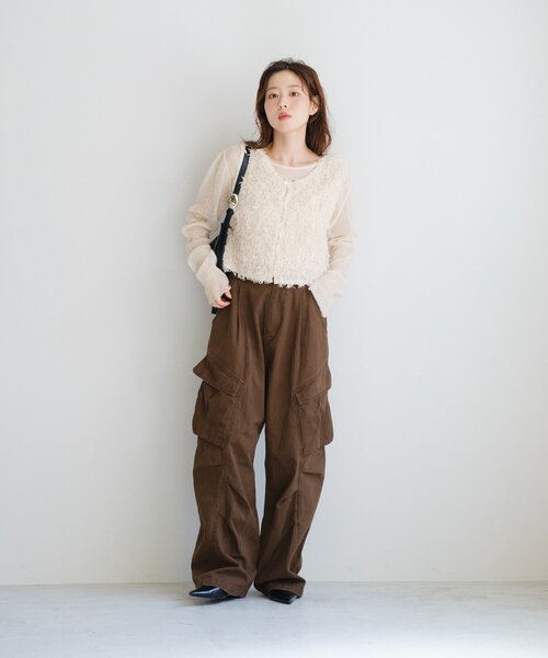セール】【2サイズ展開/低身長サイズ】ダックカーゴパンツ（カーゴ