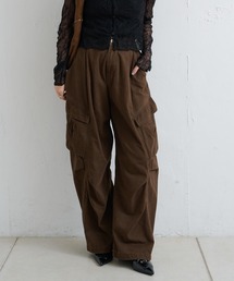 レディースのカーゴパンツ（ブラウン/茶色系）ファッション通販