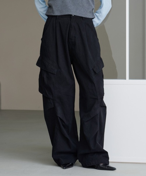 セール】【2サイズ展開/低身長サイズ】ダックカーゴパンツ（カーゴ