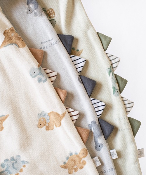 mocmof（モクモフ）の「恐竜柄 ロンパース（ロンパース・キッズ・アイボリー/グレー/グリーン系その他5・60cm/70cm/80ｃｍ）」の8枚目の写真