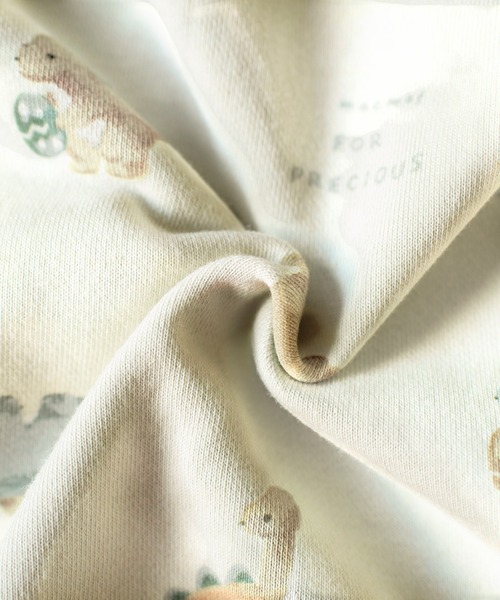 mocmof（モクモフ）の「恐竜柄 ロンパース（ロンパース・キッズ・アイボリー/グレー/グリーン系その他5・60cm/70cm/80ｃｍ）」の11枚目の写真