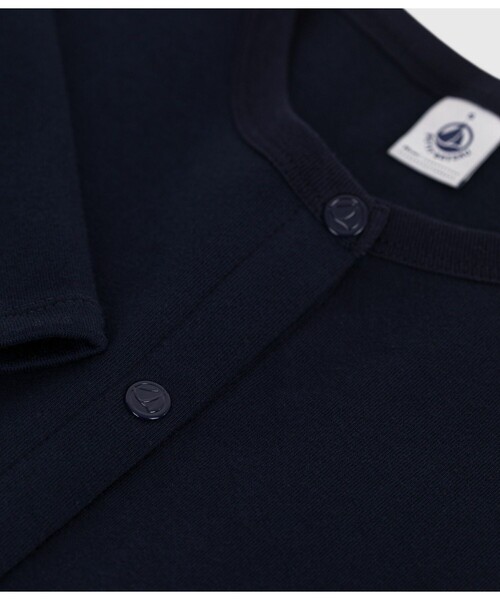 PETIT BATEAU（プチバトー）の「カーディガン（カーディガン/ボレロ・レディース・ネイビー・MEDIUM/SMALL/X-SMALL/XX-SMALL）」の4枚目の写真