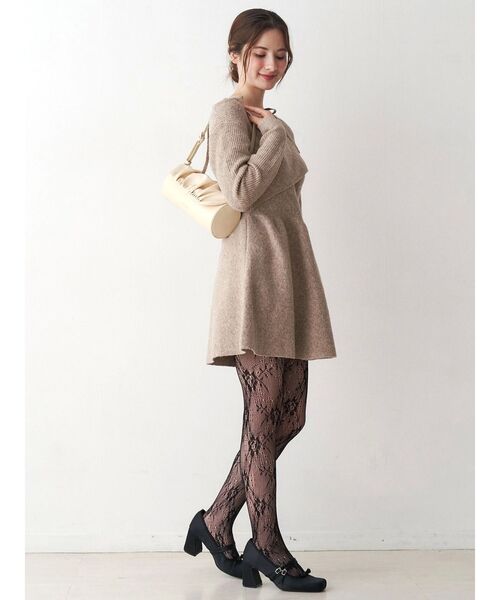 CALNAMUR(カルナムール)の「ギャザーデザイン筒形バッグ(ハンドバッグ・レディース・ライトイエロー/レッド・FREE)」の7枚目の写真