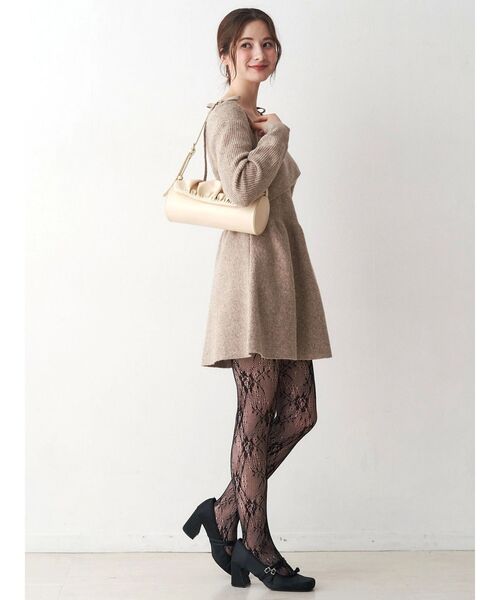 CALNAMUR(カルナムール)の「ギャザーデザイン筒形バッグ(ハンドバッグ・レディース・ライトイエロー/レッド・FREE)」の8枚目の写真