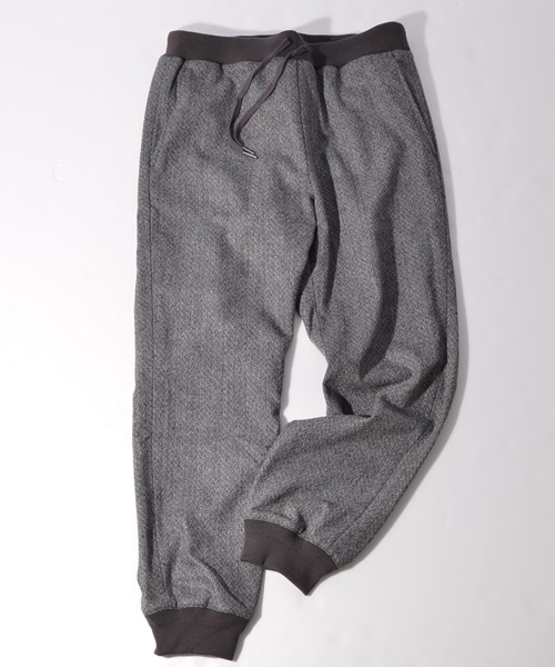 SHIPS JET BLUE（シップスジェットブルー）の「SHIPS JET BLUE(シップス ジェットブルー): ツイードリブパンツ 【グレー】■（その他パンツ・メンズ・グレー・SMALL/MEDIUM/LARGE）」の3枚目の写真