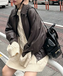 エコレザーBIGブルゾン