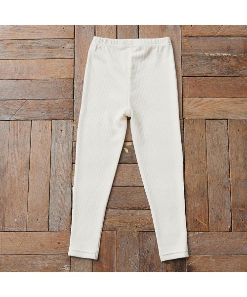 Fluffy BROTHERS（フラッフィーブラザーズ）の「もちもちリブレギンス（レギンス/スパッツ・キッズ・ラベンダー/アイボリー・80/90/100/110/120/130）」の4枚目の写真