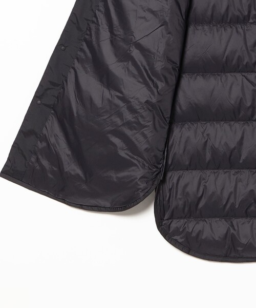 ORCIVAL（オーシバル）の「ORCIVAL / ROUND NECK LONG DOWN COAT（ダウンジャケット/コート・レディース・ベージュ/ブラック・1/2）」の8枚目の写真